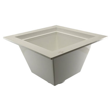 Click here to see   Jones Stephens S59003  12X12X3 Spigot Pvc Fl Sink Body