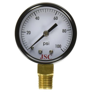 Click here to see   Jones Stephens G60100  100 Psi 2 Pressure Gauge