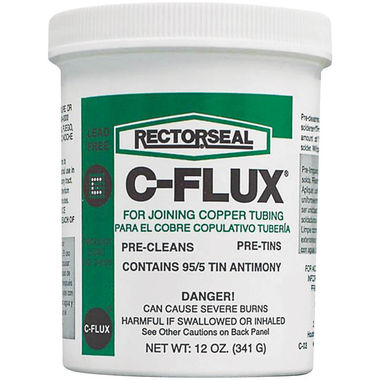 Click here to see Commodity  Rectroseal C-Flux Soft Soldering Flux, 12 oz, Paste, Gray