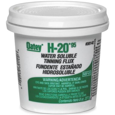 Click here to see Oatey 30142 Oatey 30142 H-2095 8-Ounce Water Soluble Tinning Paste Flux,Greenish-Gray