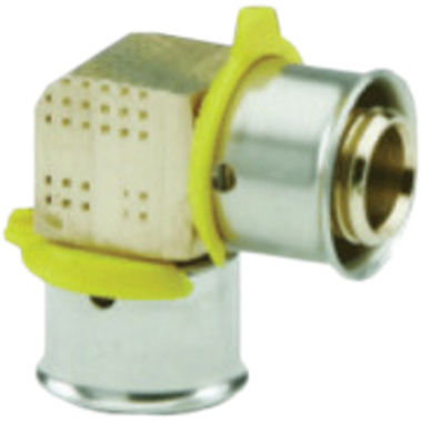 Click here to see Commodity  Viega PureFlow 1-1/2 Inch 90-Degree Elbow, PEX Press, Bronze - 93580