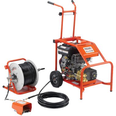 Click here to see Ridgid 37413 RIDGID KJ-3100 Water Jetter with Hose Reel - 37413