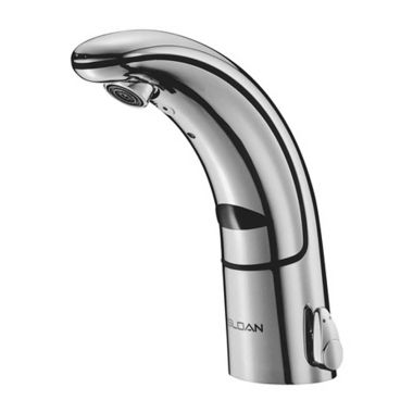 Click here to see Sloan 3335004 Sloan EAF-100-PLG-ISM Optima Hardwired-Powered Deck-Mounted Mid Body Faucet (3335004)