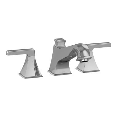 Click here to see Toto TB221DD#CP TOTO Connelly Two-Handle Deck-Mount Roman Tub Faucet Trim, 3-Hole, Low-Arc Spout, Lever Handles, ADA, Polished Chrome - TB221DD#CP