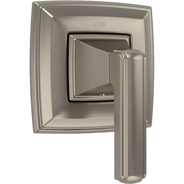 Click here to see Toto TS221D#BN TOTO Connelly 2-Way Diverter Valve Trim w/ Off, Lever Handle, Brushed Nickel - TS221D-BN