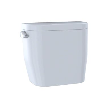 Click here to see TOTO USA INC ST243E#01 TOTO Entrada E-Max Toilet Tank and Cover, 1.28 GPF, Left Hand Trip Lever, Cotton White - ST243E#01