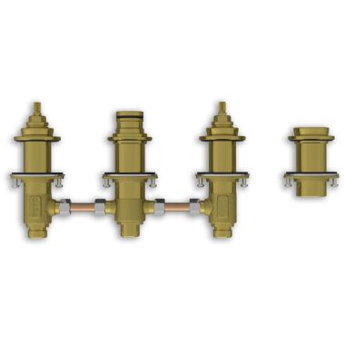 Click here to see Toto TBMV2 Toto TBMV2 4-Hole Roman Tub Filler Rough-in w/ Hand Shower Valve, 1/2