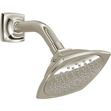 Click here to see Toto TS301A51#BN TOTO Traditional Collection Series B 4in Single-Spray Showerhead with Rubber Nozzles, 2.5 GPM, Brushed Nickel - TS301A51#BN