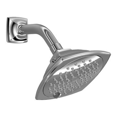 Click here to see Toto TS301A65#CP TOTO Traditional Collection Series B 5in Multi-Spray Shower Head with Rubber Nozzles, 2.5 GPM, Polished Chrome - TS301A65#CP