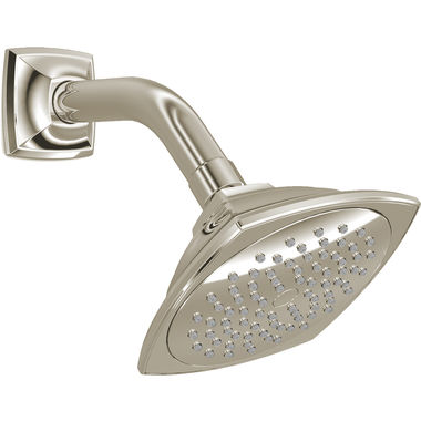 Click here to see Toto TS301AL51#BN TOTO Traditional Collection Series B 4in Single-Spray Shower Head with Rubber Nozzles, 2.0 GPM, Brushed Nickel - TS301AL51#BN