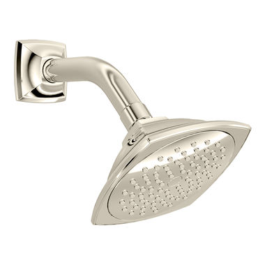 Click here to see Toto TS301AL51#PN TOTO Traditional Collection Series B 4in Single-Spray Shower Head with Rubber Nozzles, 2.0 GPM, Polished Nickel - TS301AL51#PN