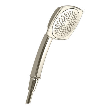 Click here to see Toto TS301F51#PN TOTO Traditional Collection Series B 4in Single-Spray Hand Shower with Rubber Nozzles, 2.5 GPM, Polished Nickel - TS301F51#PN