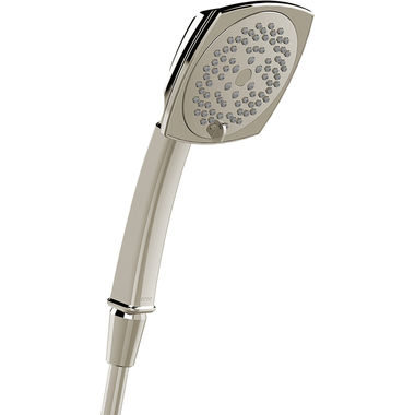 Click here to see Toto TS301F55#BN TOTO Traditional Collection Series B 4in Multi-Spray Hand Shower with Rubber Nozzles, 2.5 GPM, Brushed Nickel - TS301F55#BN