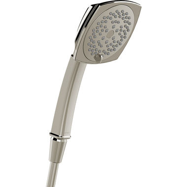 Click here to see Toto TS301FL55#BN TOTO Traditional Collection Series B 4in Multi-Spray Hand Shower with Rubber Nozzles, 2.0 GPM, Brushed Nickel - TS301FL55#BN