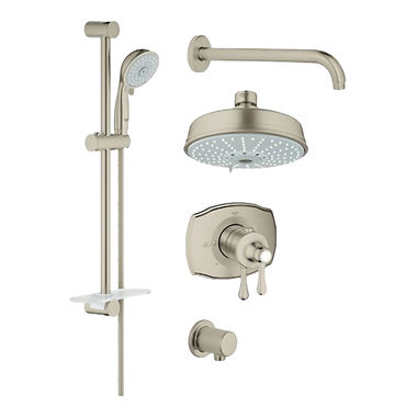 Click here to see Grohe 35054EN0 Grohe 35054EN0 GrohFlex Shower Set - Brushed Nickel