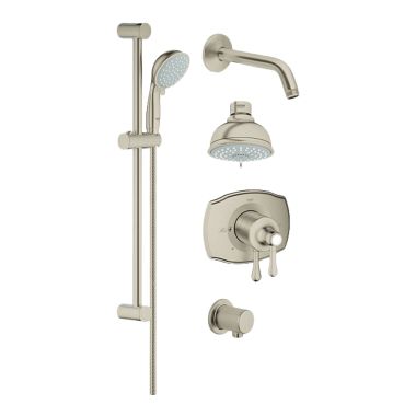 Click here to see Grohe 35053EN0 Grohe 35053EN0 GrohFlex Shower Set - Brushed Nickel