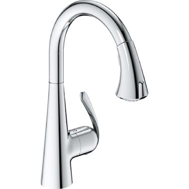 Click here to see Grohe 32298001 Grohe 32298001 Ladylux Single-Handle Kitchen Faucet - StarLight Chrome