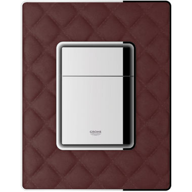 Click here to see Grohe 38913XM0 Grohe 38913XM0 Skate Cosmopolitan Leather WC Plate- Tannin Red Leather