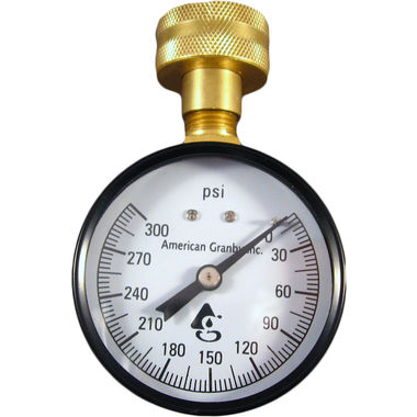 Click here to see Commodity  300# Water Test Gauge with Hose Thread