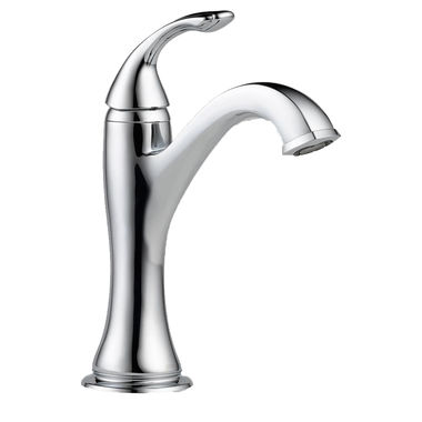Click here to see Brizo 65085LF-PC Brizo Charlotte Single-Handle Deck-Mount Polished Chrome Bathroom Faucet, 1.5 GPM, Single-Hole, Less Drain - 65085LF-PC