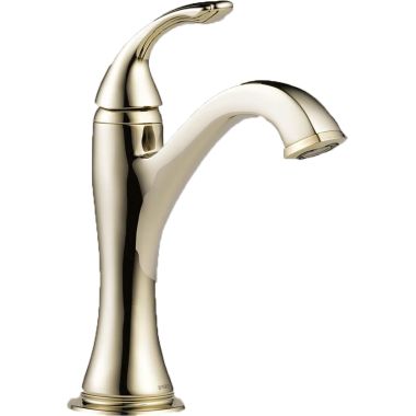 Click here to see Brizo 65085LF-PN Brizo Charlotte Single-Handle Deck-Mount Brilliance Polished Nickel Bathroom Faucet, 1.5 GPM, Single-Hole, Less Drain - 65085LF-PN