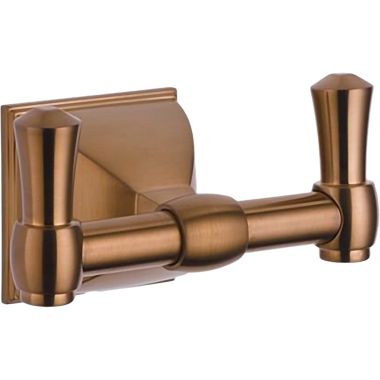 Click here to see Brizo 693540-BZ Brizo 693540-BZ Brushed Bronze Vesi Double Robe Hook