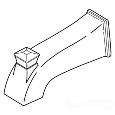 Click here to see Brizo RP49126RB Brizo Vesi Wall Mounted Venetian Bronze Tub Spout with Pull-Up Diverter, Solid Brass, 1/2-inch Connection Size - RP49126RB