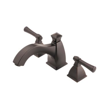 Click here to see Brizo T6740-RB Brizo Brizo Vesi Two-Handle Deck-Mount Roman Tub Faucet Trim, 3-Hole, Curved Spout, Lever Handles, ADA, Venetian Bronze - T6740-RB