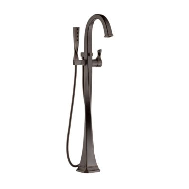 Click here to see Brizo T70130-RB Brizo Virage Single-Handle Freestanding Tub Filler with H2Okinetic Hand Shower, 1.75 GPM, Lever Handle, ADA, Venetian Bronze - T70130-RB