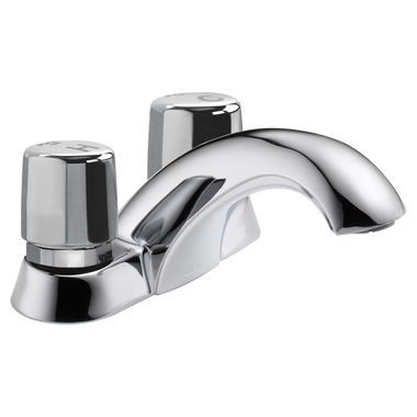 Click here to see Delta 2507LF-HDF Delta 2507LF-HDF Polished Chrome 2-Handle Self-Closing Faucet