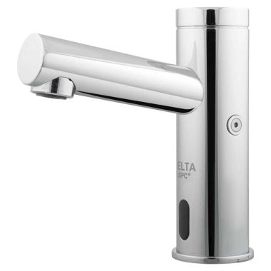 Click here to see Delta DEMD-301LF Delta DEMD-301LF HDF Electronic Lavatory Faucet, Cold or Pre-Mixed, Infrared, Chrome