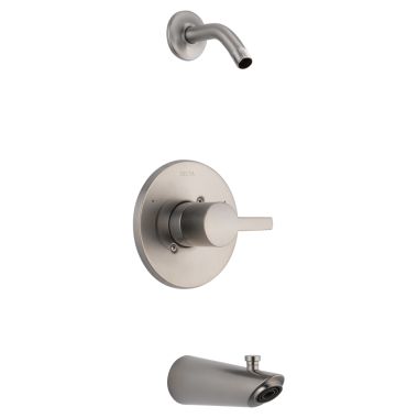 Click here to see Delta T14461-SSLHD Delta T14461-SSLHD Brilliance Stainless Tub and Shower Trim Less Head