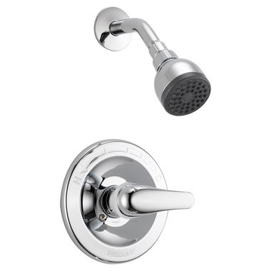 Click here to see Peerless PTT188743 Peerless Core Single-Setting Touch-Clean Shower Faucet with Metal Lever Handle, Trim Only, 1.5 GPM, Polished Chrome - PTT188743