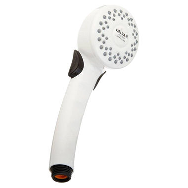 Click here to see Delta 463PB111ABG Delta 463PB111ABG White Hand Shower with Full Spray