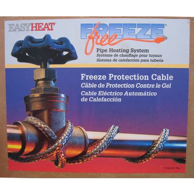 Click here to see Easyheat 2102 EasyHeat 100' Freeze Free Self-Regulating Heating Cable - 2102 