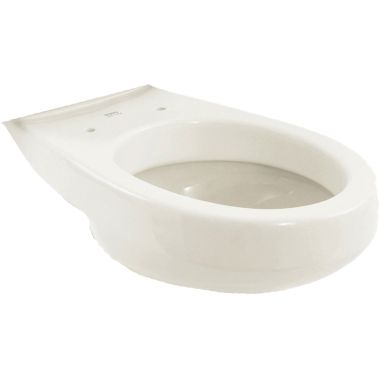 Click here to see Toto C715#01 Toto CST715 Cotton White Carusoe Wall Mount Round Toilet Bowl
