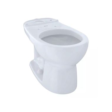 Click here to see Toto C743E#01 TOTO Eco Drake Round Toilet Bowl Only, Vitreous China, Cotton White - C743E#01