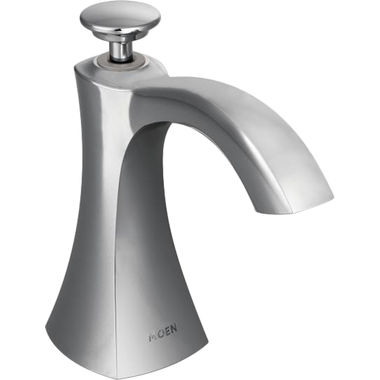 Click here to see Moen S3948C Moen Transitional Soap Dispenser, 18oz Refillable, Chrome - S3948C
