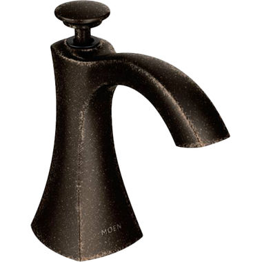 Click here to see Moen S3948ORB Moen Transitional Soap Dispenser, 18oz Refillable, Oil Rubbed Bronze - S3948ORB 