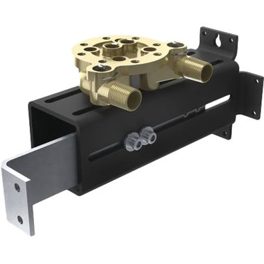 Click here to see Moen TS50100 Moen TS50100 M-Pact Single Riser Floor Mount Tub Filler Rough-In Valve, Joist Mounting, 1/2