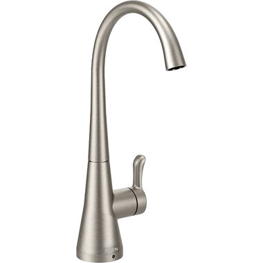 Click here to see Moen S5520SRS Moen SIP Transitional One-Handle Beverage Faucet, Spot Resist Stainless - S5520SRS