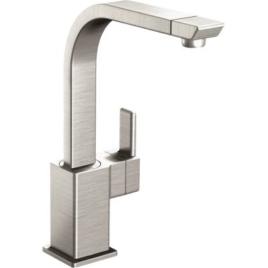 Click here to see Moen S7170SRS Moen S7170SRS 90 Degree Spot Resist Stainless One-Handle High Arc Kitchen Faucet