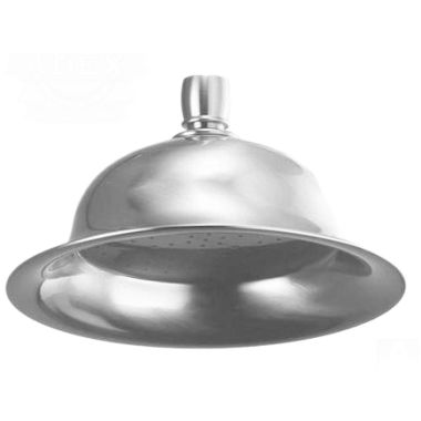 Click here to see Delta 681CBX Alsons 8in Victorian-Style Shower Head, Round, Overhead-Mount, Full Spray, Chrome - 681CBX