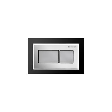 Click here to see Geberit 115.932.KA.1 Geberit 115.932.KA.1 Chrome-Matte Plastic 2-Flush Push Button