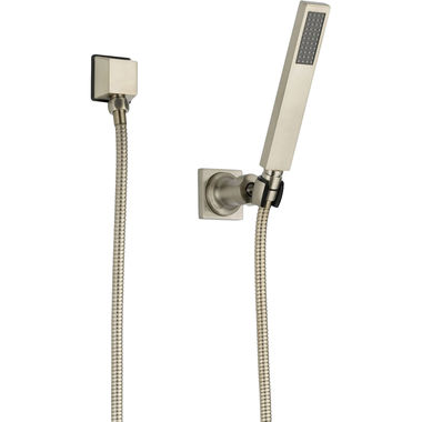 Click here to see Brizo 85880-BN Brizo Siderna Single Function Wall-Mount Hand Shower w/ Stretchable Hose and Elbow, 1.75 GPM, Brilliance Brushed Nickel - 85880-BN