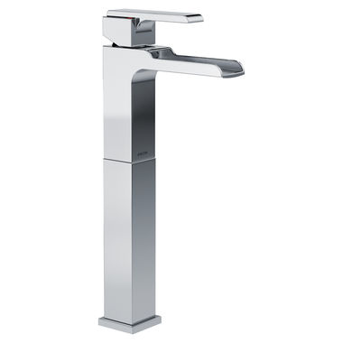 Click here to see Delta 768LF Delta Ara Channel Spout Chrome Lavatory Faucet with 6-7/16