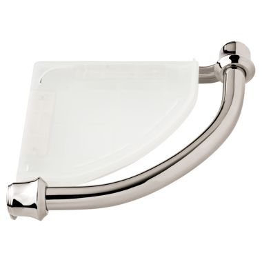 Click here to see Delta 41316-PN Delta 41316-PN Traditional Corner Shelf and Assist Bar in Polished Nickel