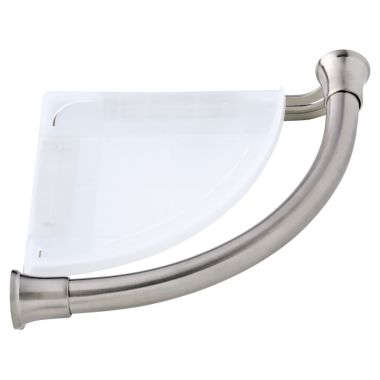 Click here to see Delta 41416-SS Delta 41416-SS Corner Shelf/Assist Bar - Stainless Steel