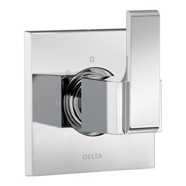Click here to see Delta T11867 Delta Ara Single-Handle 3-Function Diverter Valve Trim, Lever Handle, 2-Port, Polished Chrome - T11867