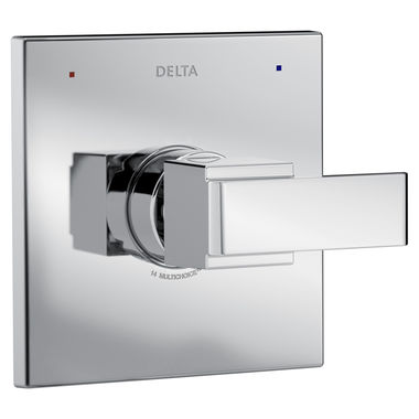 Click here to see Delta T14067 Delta Ara Monitor 14 Series Valve Trim, Lever Handle, Polished Chrome - T14067